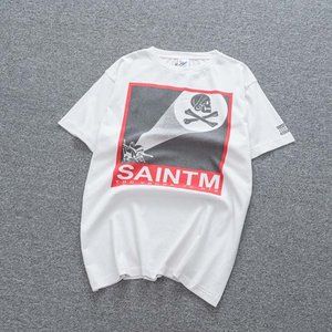 Saint Michael x Neighborhood Eternal Letter & Graphic Print Short Sleeve White